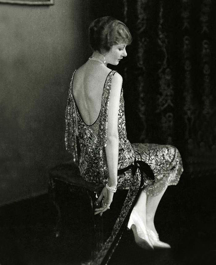 Actress Alden Gay Wearing a dress by Chanel, 1924