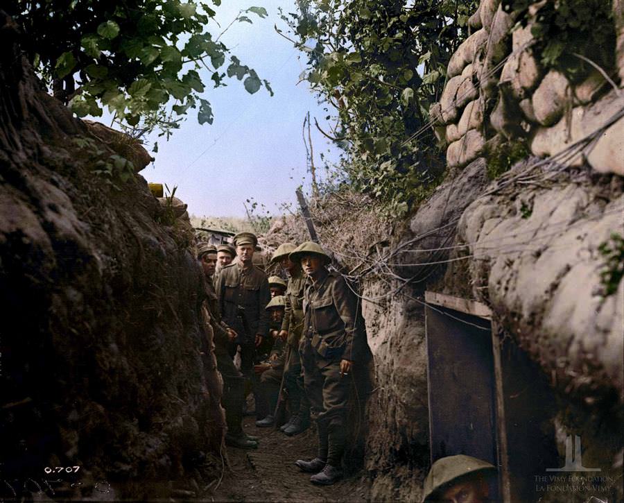 Communication trench, September 1916