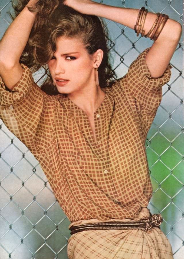 Gia Carangi photographed by Chris Von Wangenheim for Vogue, January 1979