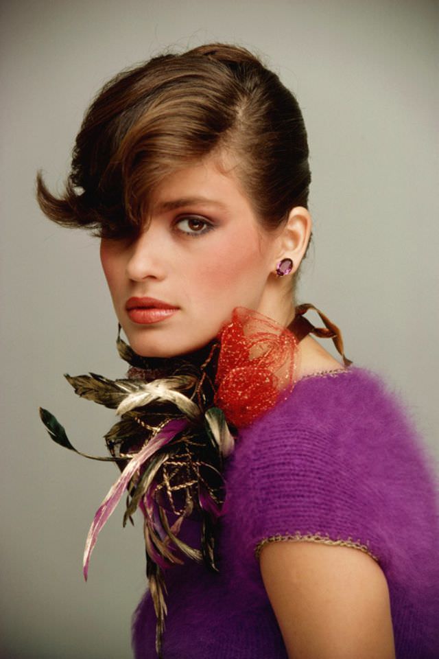 Gia Carangi photographed by Stan Malinowski for Vogue, December 1979