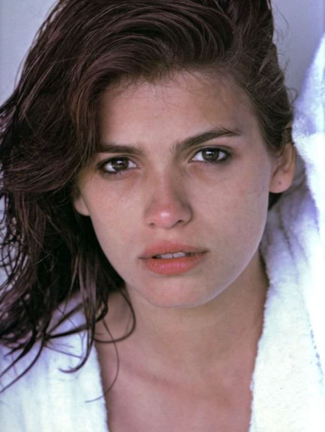 Gia Carangi photographed by Scavullo, 1982