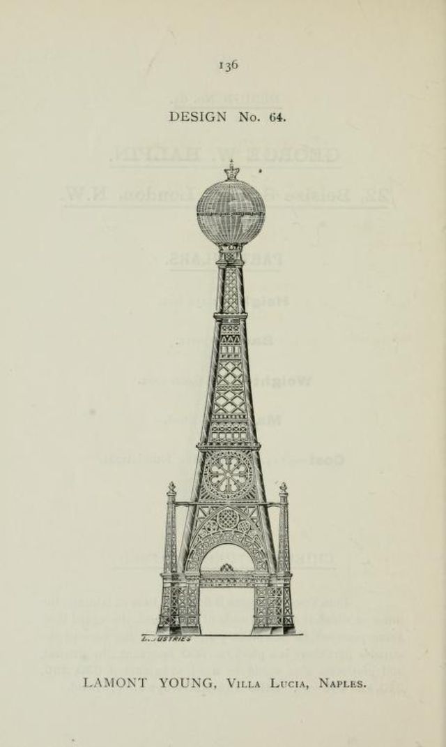 50+ Competitive Designs Submitted For The Construction Of Great Tower For London In 1890