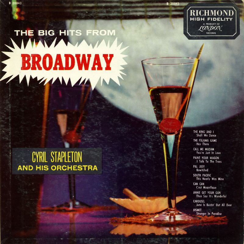 The Big Hits from Broadway, Cyril Stapleton & His Orchestra, 1950s