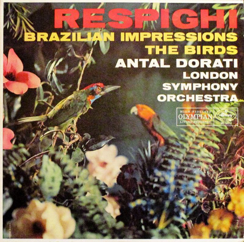 Respighi's The Birds / Brazilian Impressions, London Symphony, 1959