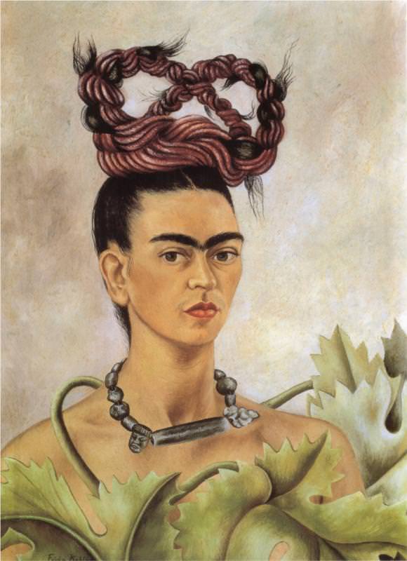 Self Portrait with Braid, 1941