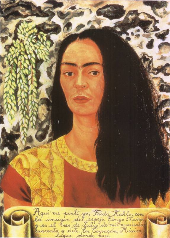 Self Portrait with Loose Hair, 1947