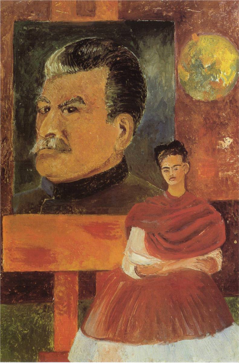 Self portrait with stalin