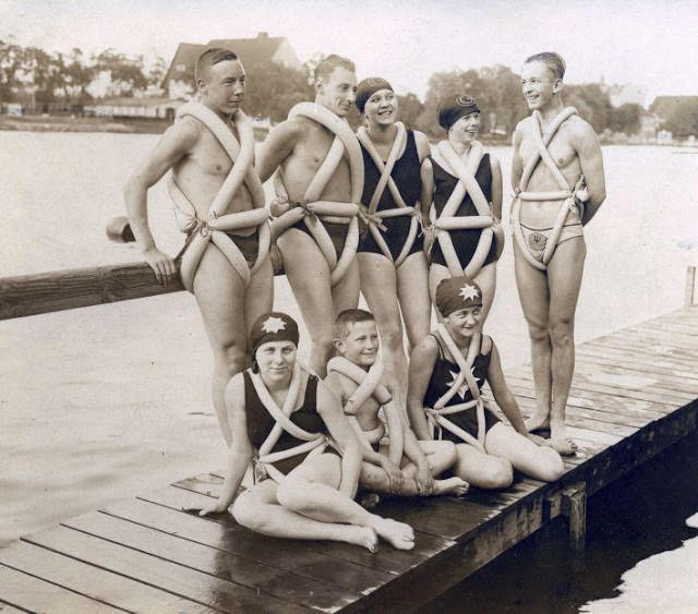 Life Jackets Made From Bicycle Tubing, 1925