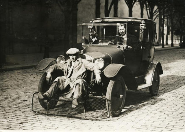 Car With Shovel For Pedestrians, 1924