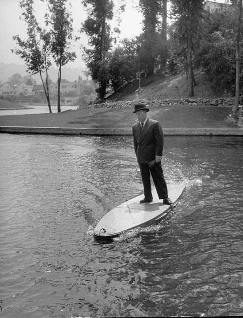 Motorized Surfboard, 1948