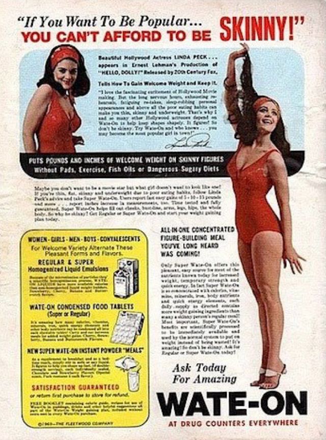 50+ Hilarious Vintage Ads Promoting Weight Gain For Women For Ridiculous Reasons