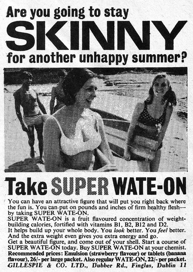 50+ Hilarious Vintage Ads Promoting Weight Gain For Women For Ridiculous Reasons