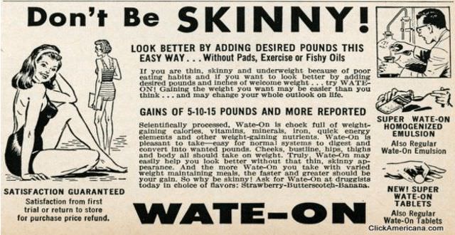 50+ Hilarious Vintage Ads Promoting Weight Gain For Women For Ridiculous Reasons