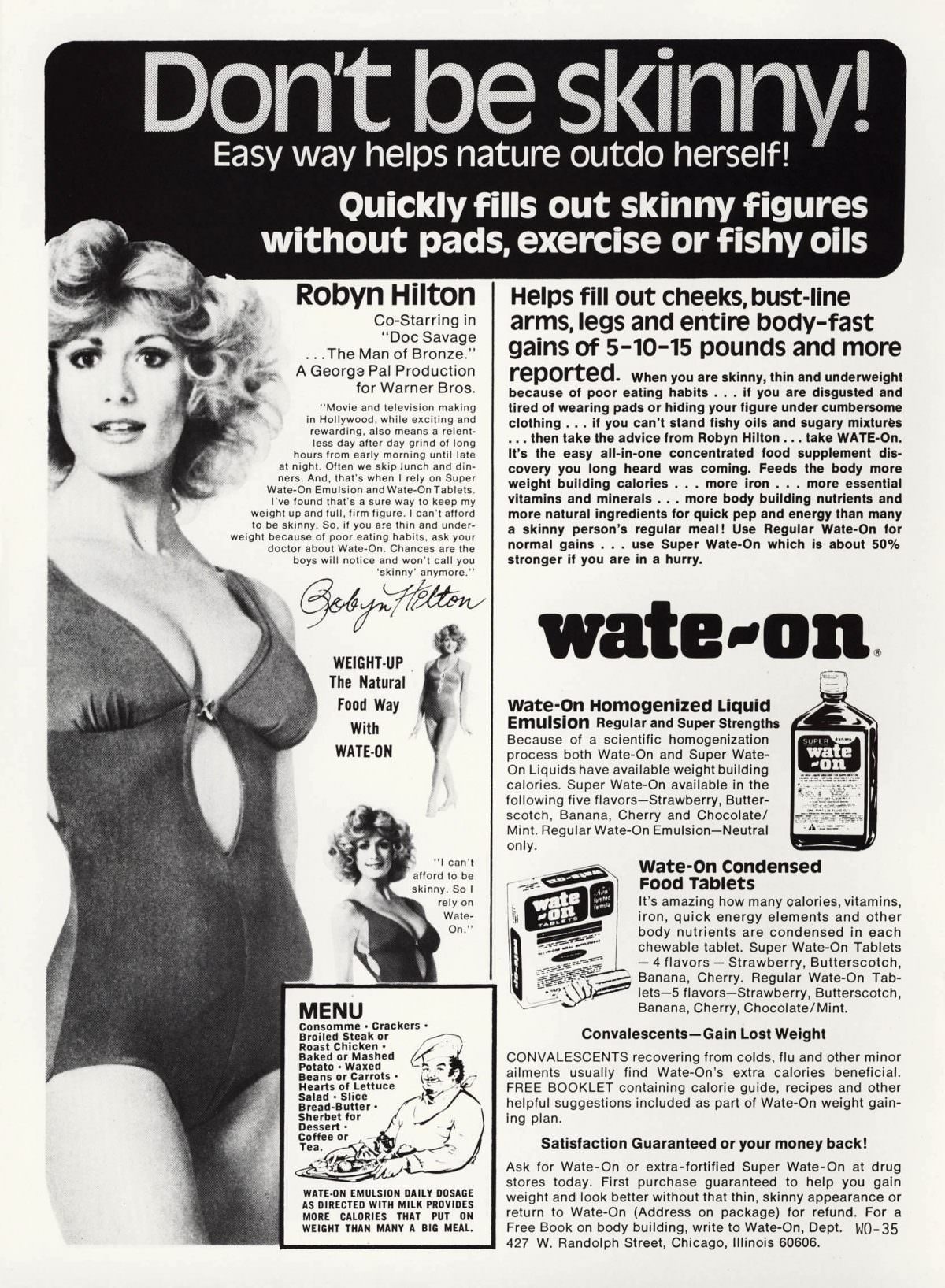 50+ Hilarious Vintage Ads Promoting Weight Gain For Women For Ridiculous Reasons