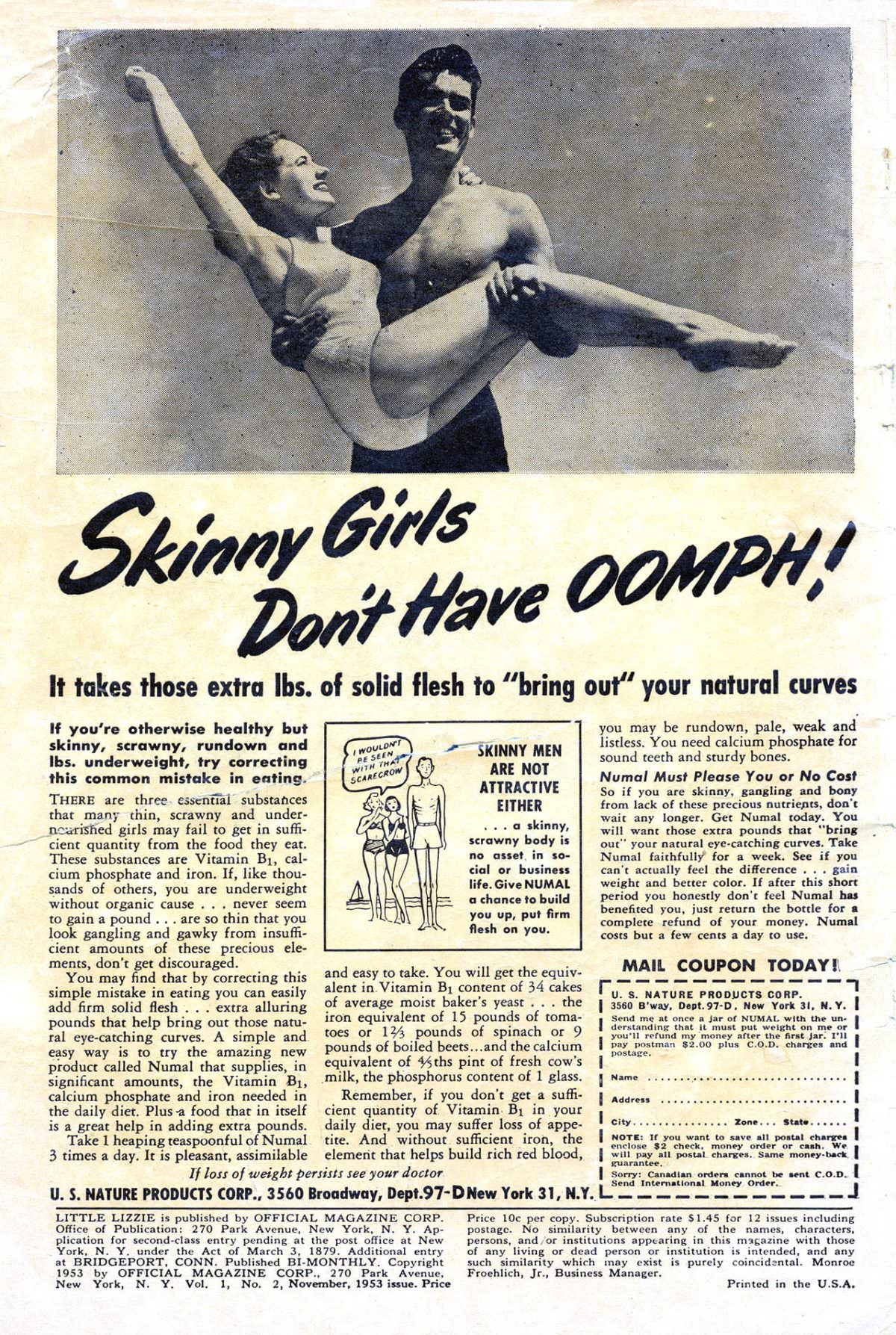 50+ Hilarious Vintage Ads Promoting Weight Gain For Women For Ridiculous Reasons