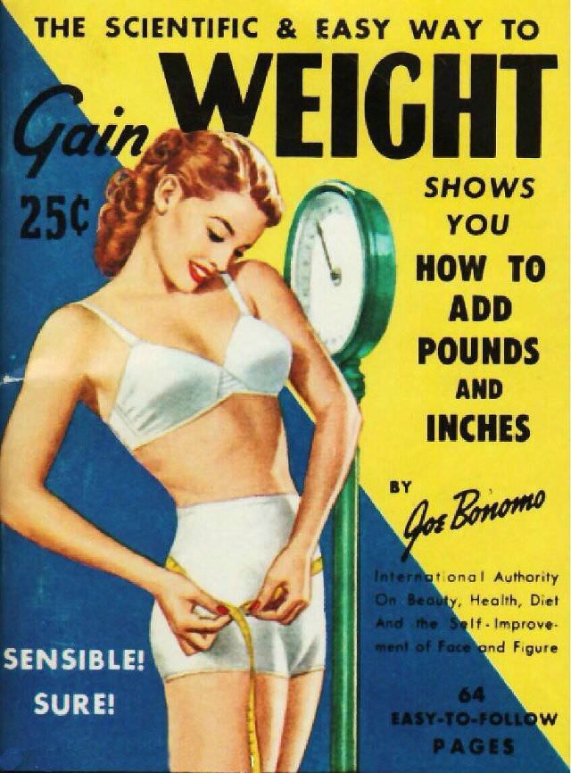 50+ Hilarious Vintage Ads Promoting Weight Gain For Women For Ridiculous Reasons