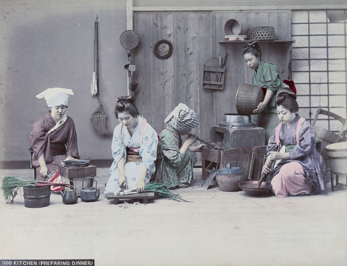 Kitchen (preparing dinner)