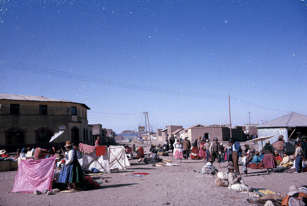Market in Puno, Peru, 1963