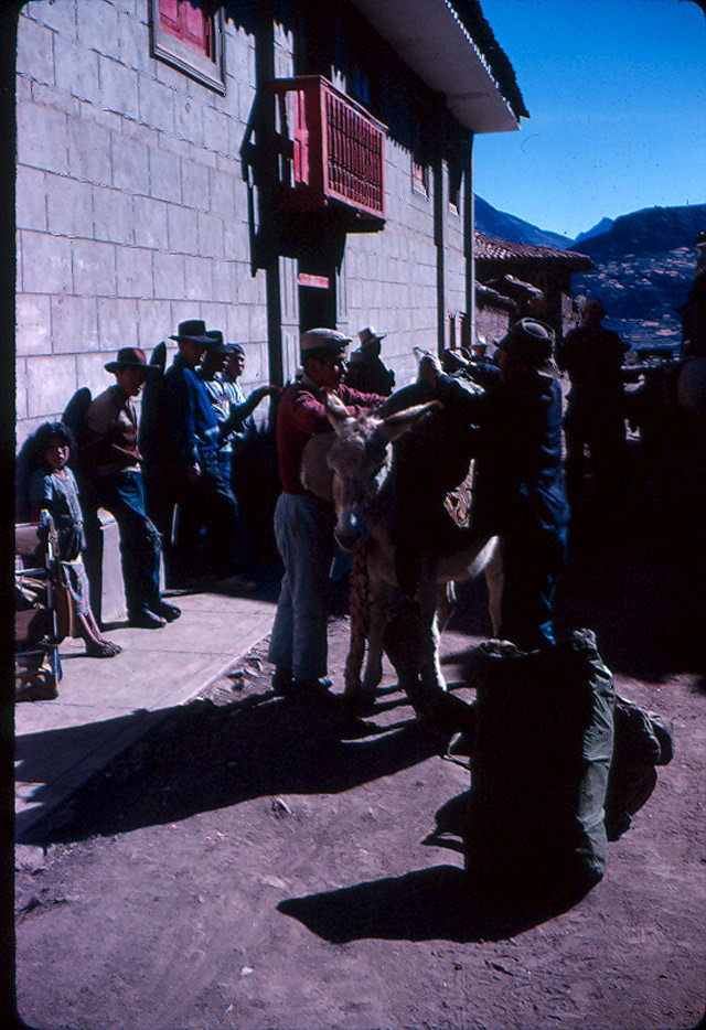 People in Yerupaja, Peru, 1966