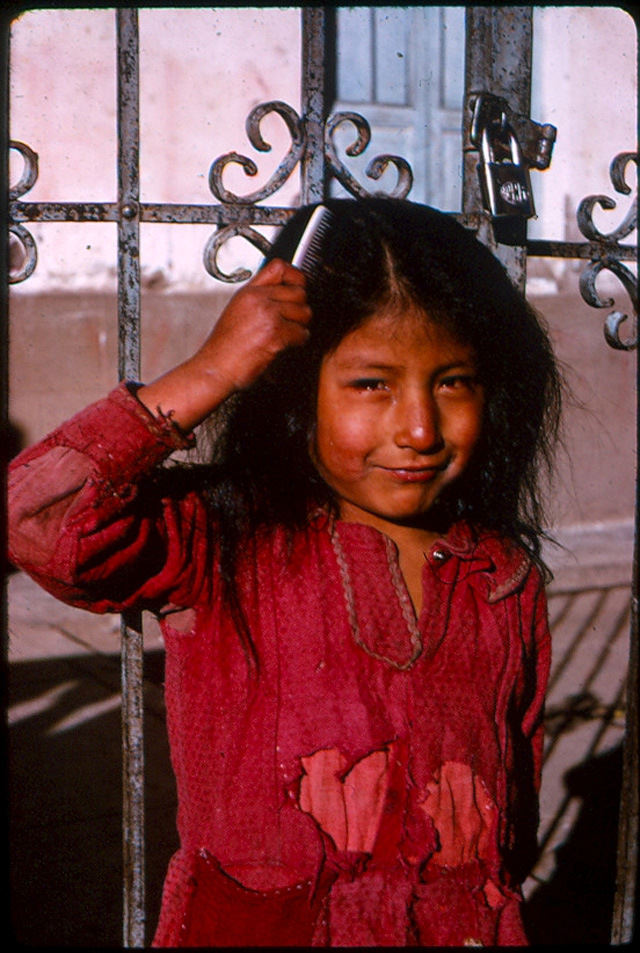 Peruvian girl in 1966