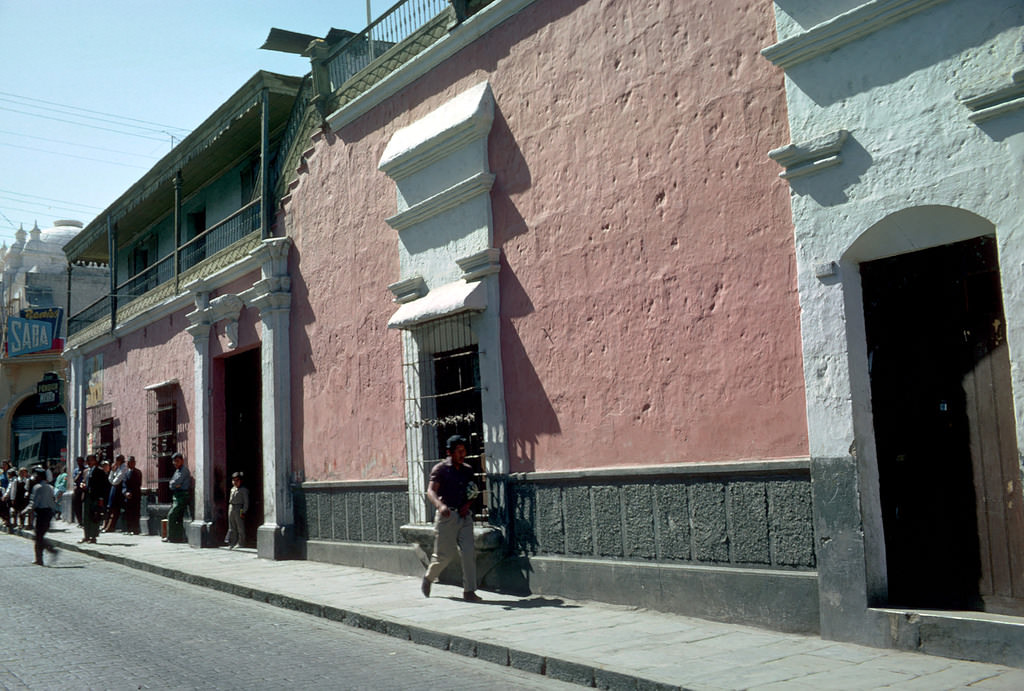 Street in Arequipa, Peru, 1963