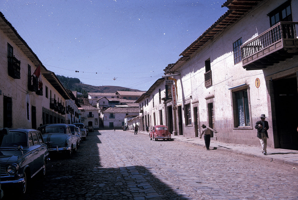 Street in Cuzco, Peru 1963