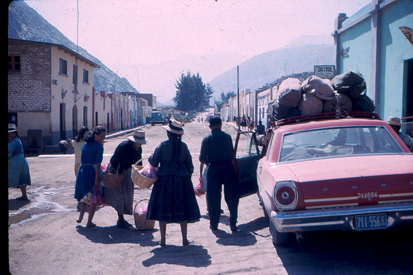 Street in Yerupaja, Peru, 1966