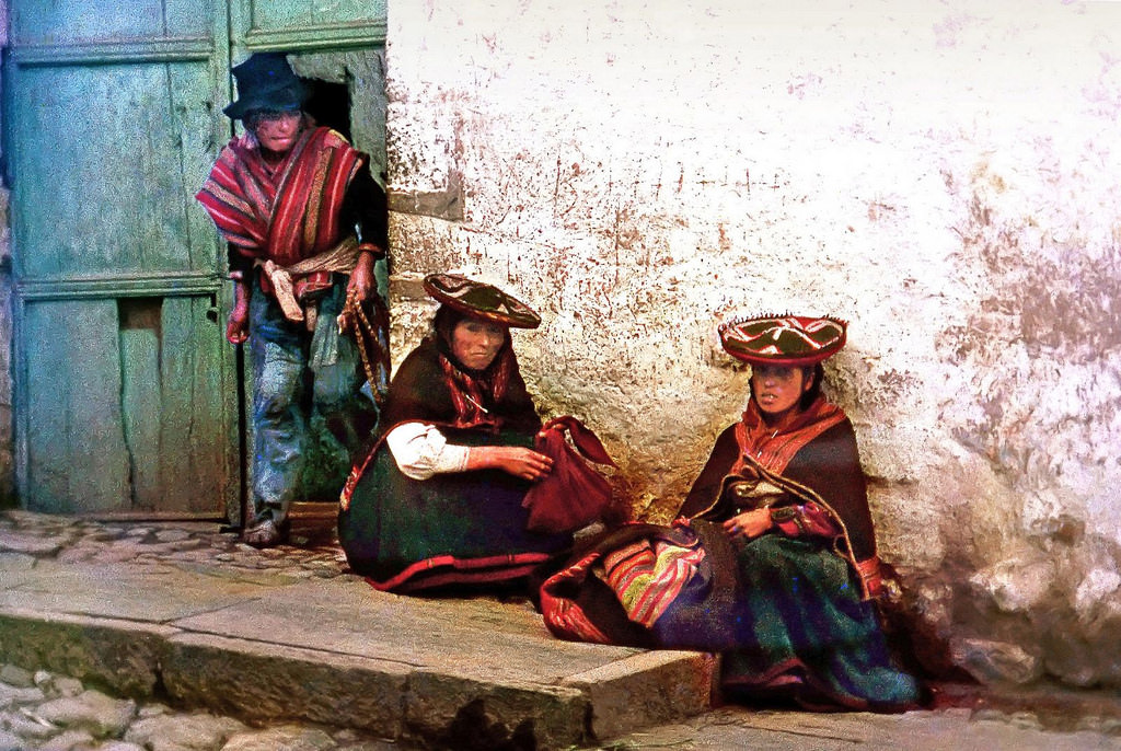 Women in Cuzco, Peru, 1967