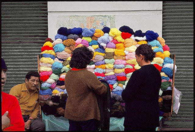 A market in Lima, 1960s