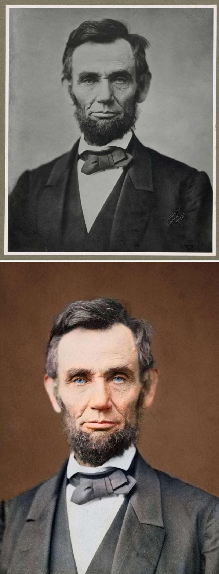 Portrait of President Abraham Lincoln, 1863.