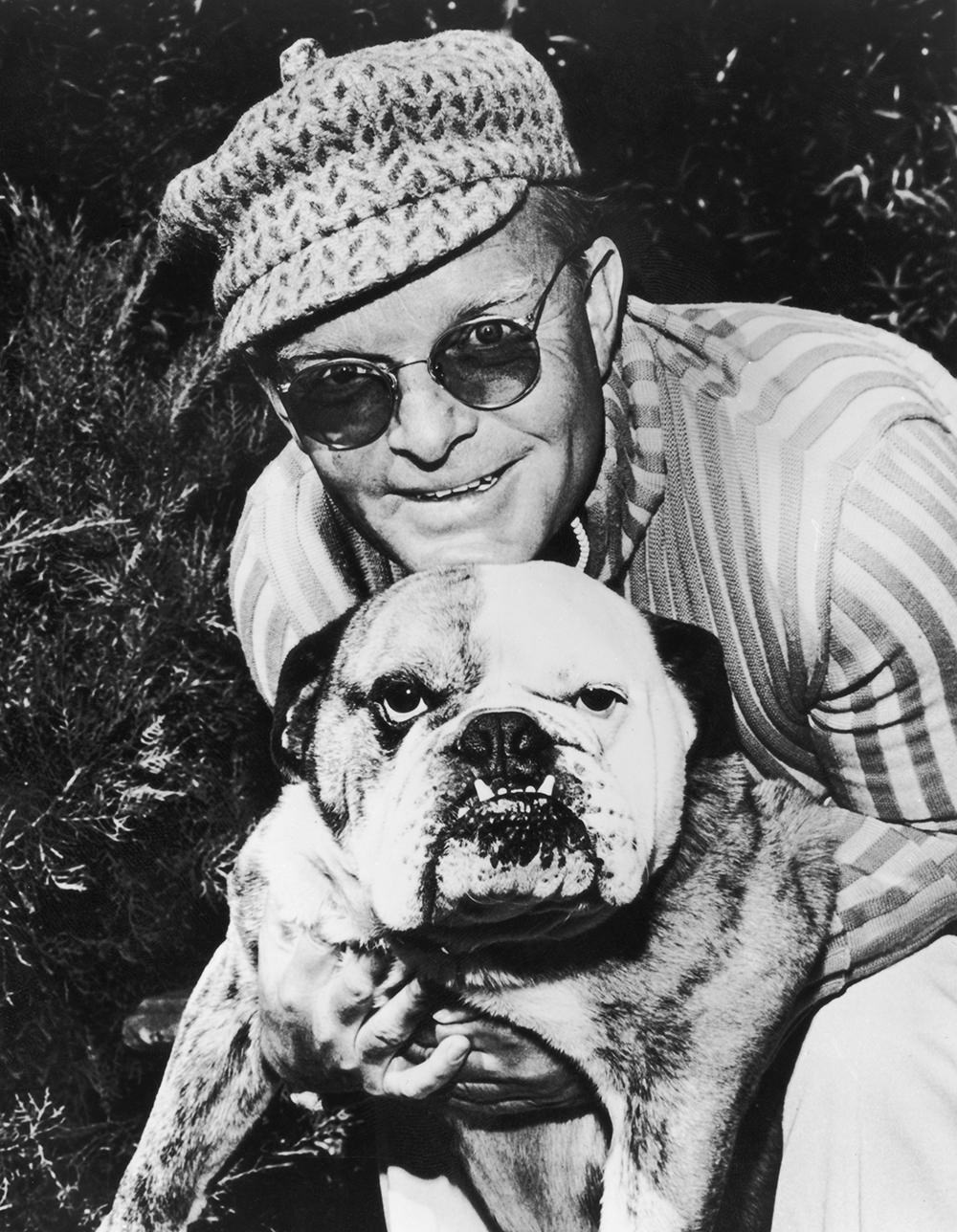Truman Capote with his dog