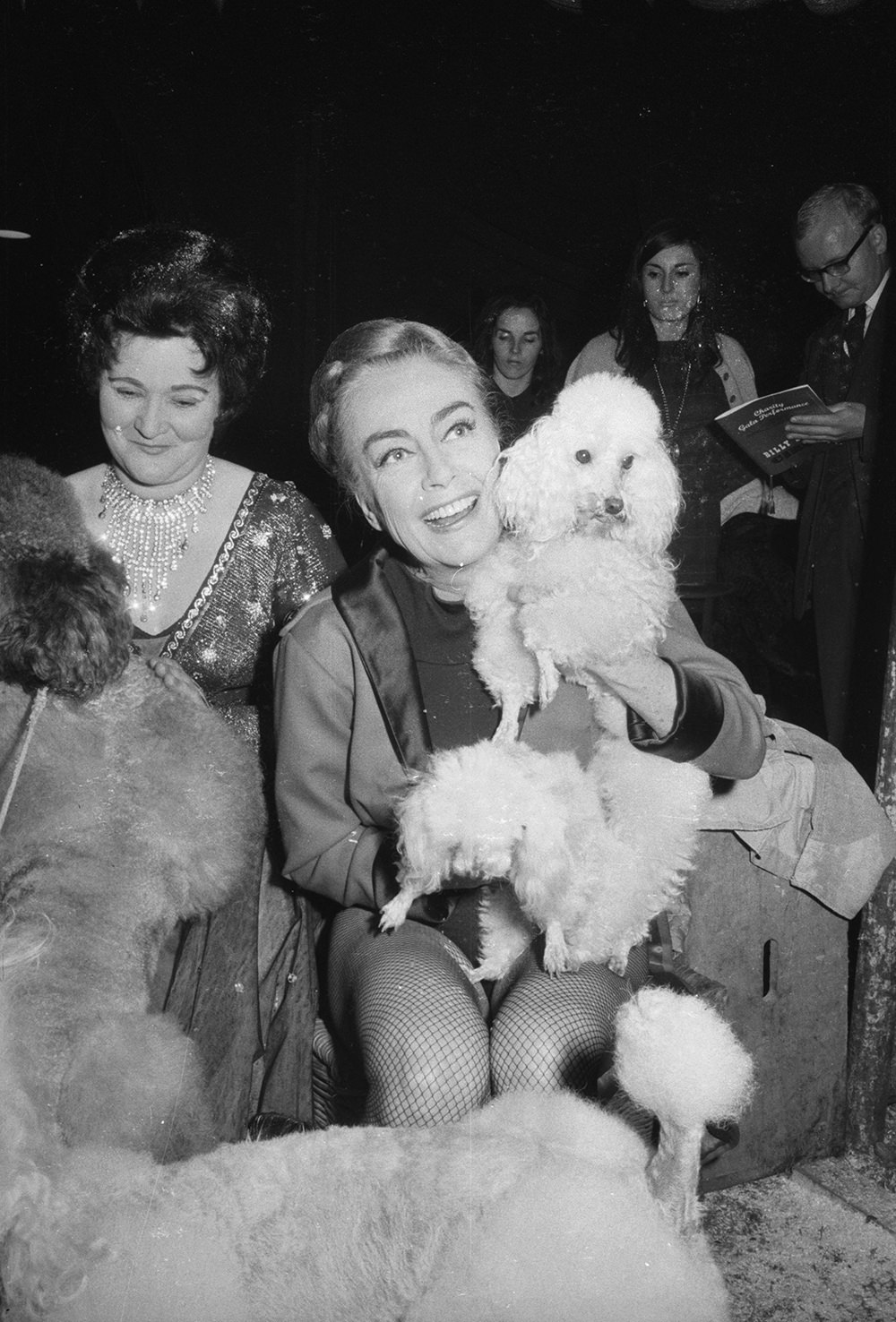 Joan Crawford and her dog