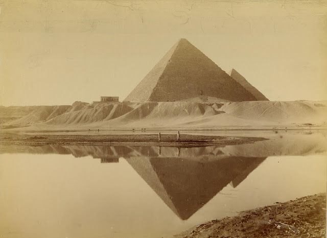 Ancient Pyramids of Giza, 1880