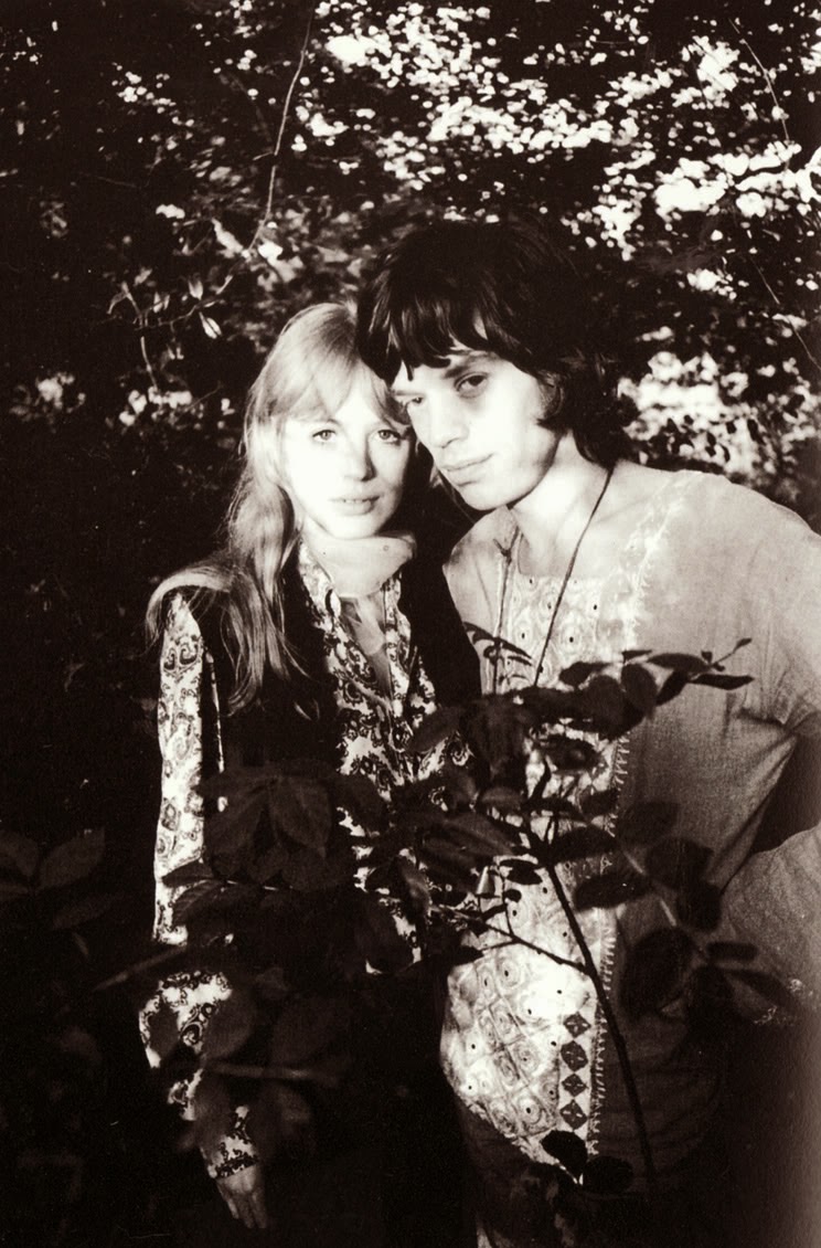 Marianne Faithfull and Mick Jagger, 1960s