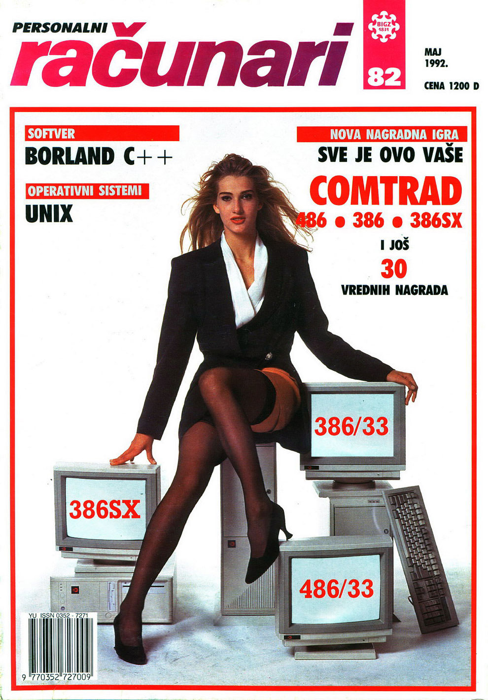 Sensual Vintage Yugoslavian Computer Magazine Covers Girls Of The 1980s-90s