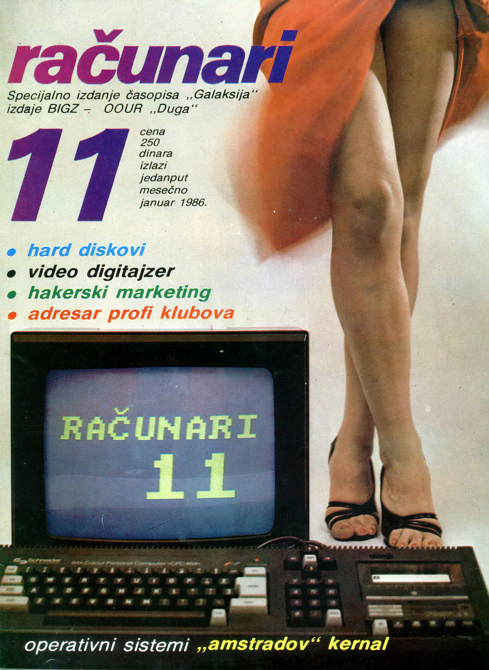 Sensual Vintage Yugoslavian Computer Magazine Covers Girls Of The 1980s-90s