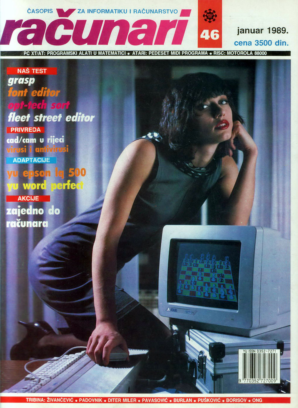 Sensual Vintage Yugoslavian Computer Magazine Covers Girls Of The 1980s-90s