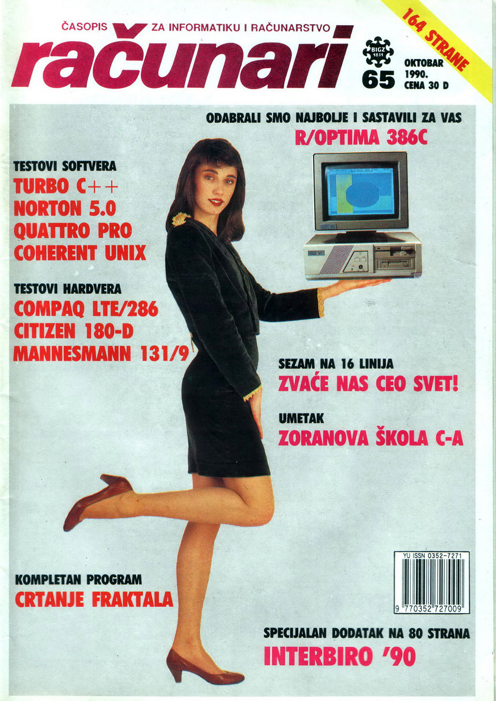 Sensual Vintage Yugoslavian Computer Magazine Covers Girls Of The 1980s-90s