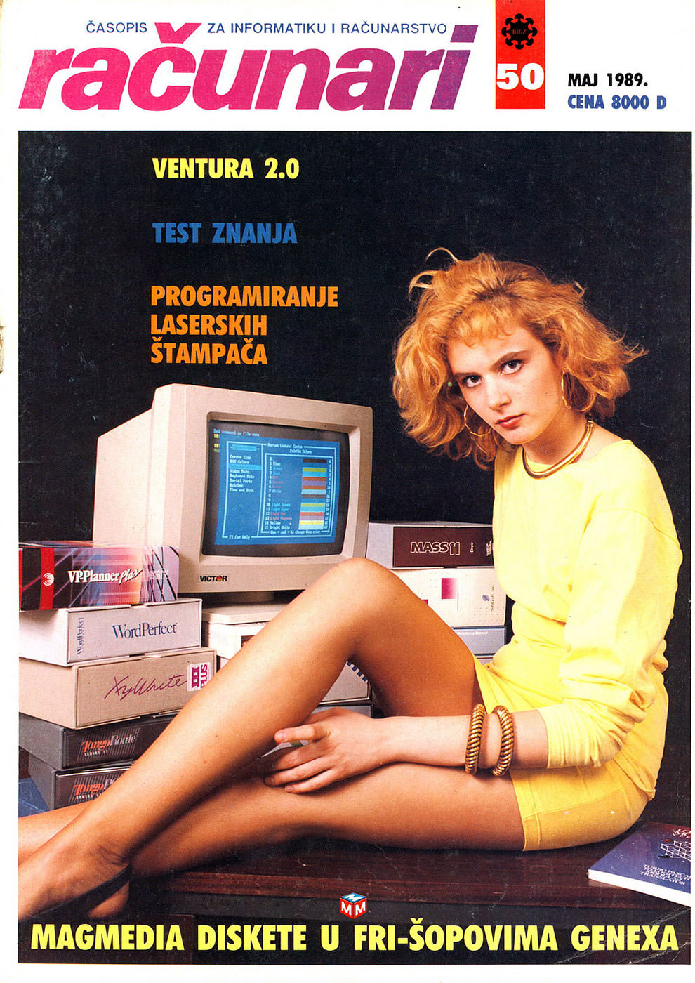 Sensual Vintage Yugoslavian Computer Magazine Covers Girls Of The 1980s-90s