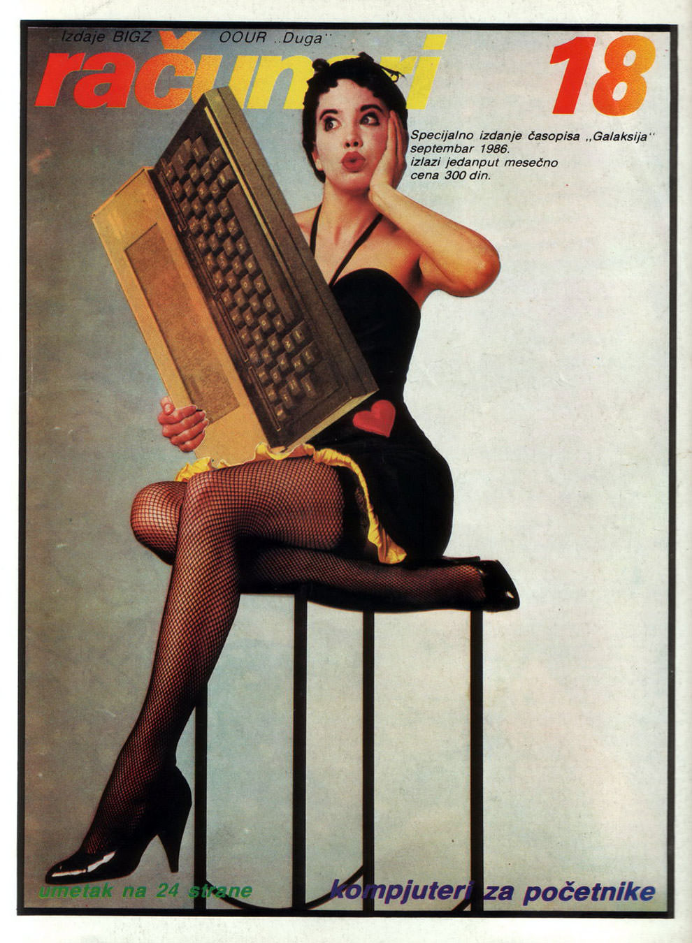 Sensual Vintage Yugoslavian Computer Magazine Covers Girls Of The 1980s-90s