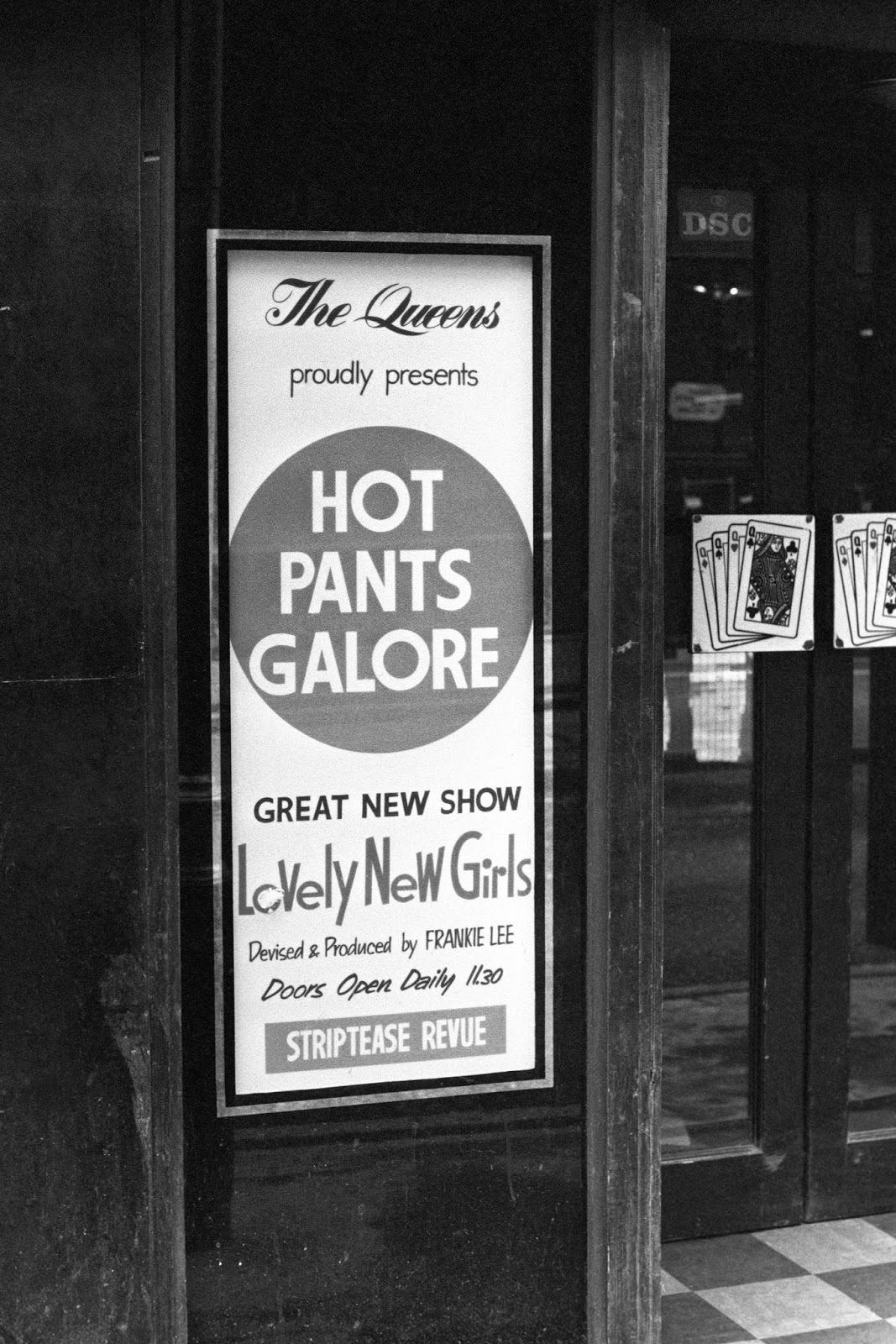 The Queens Hot Pants Galore, Berwick Street, 1972
