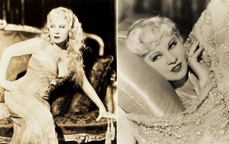 Classic Hollywood actress Mae West