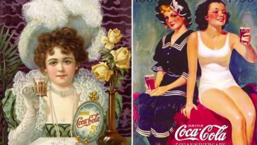 History of coca-cola vintage ads