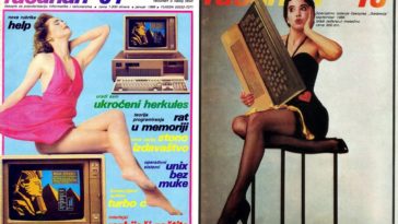 Sensual Vintage Yugoslavian Computer Magazine Covers Girls Of The 1980s-90s