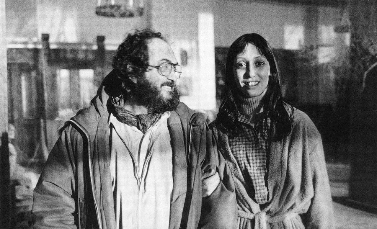 Stanley Kubrick and Shelley Duvall.