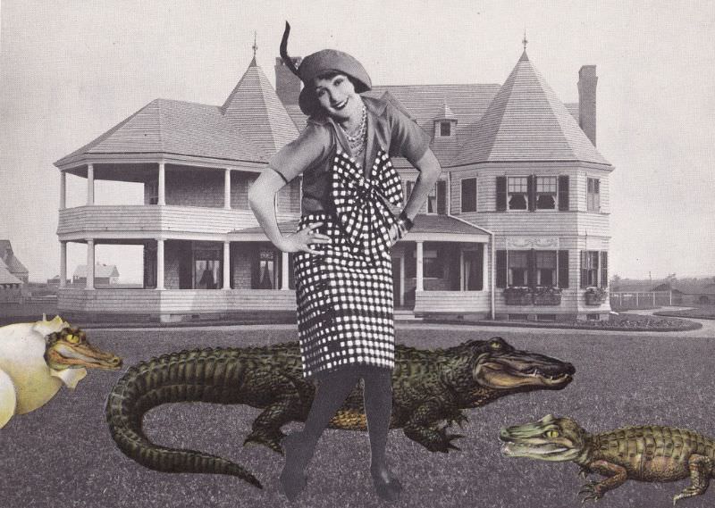An American actress, an American house and an American alligator (or two)