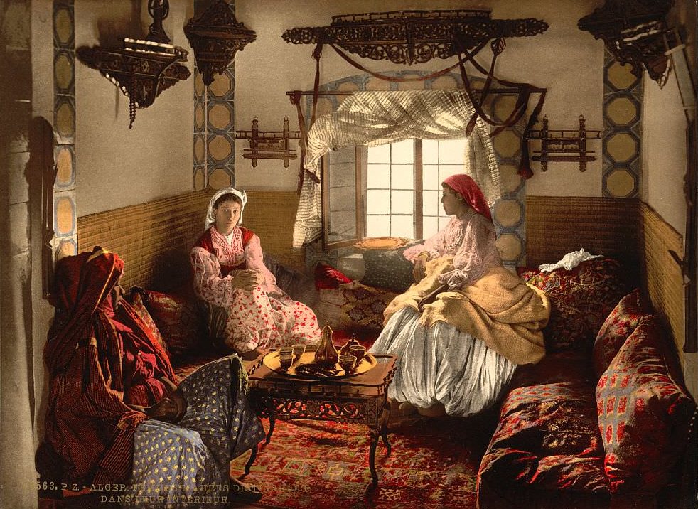 Distinguished Moorish women, Algiers, Algeria