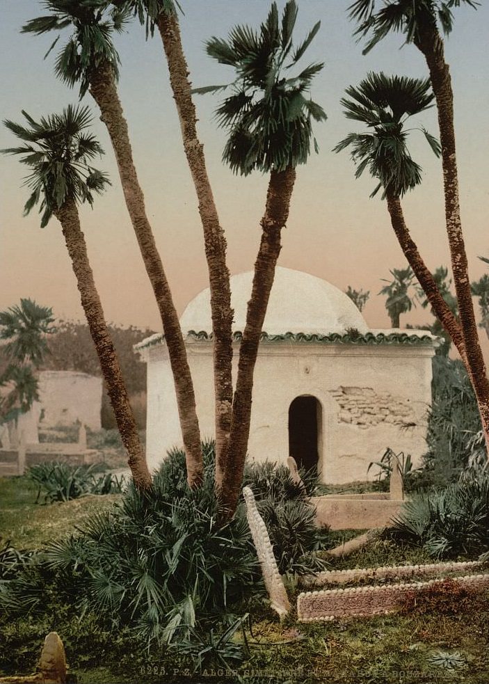 The cemetery, with chapel, Algiers, Algeria