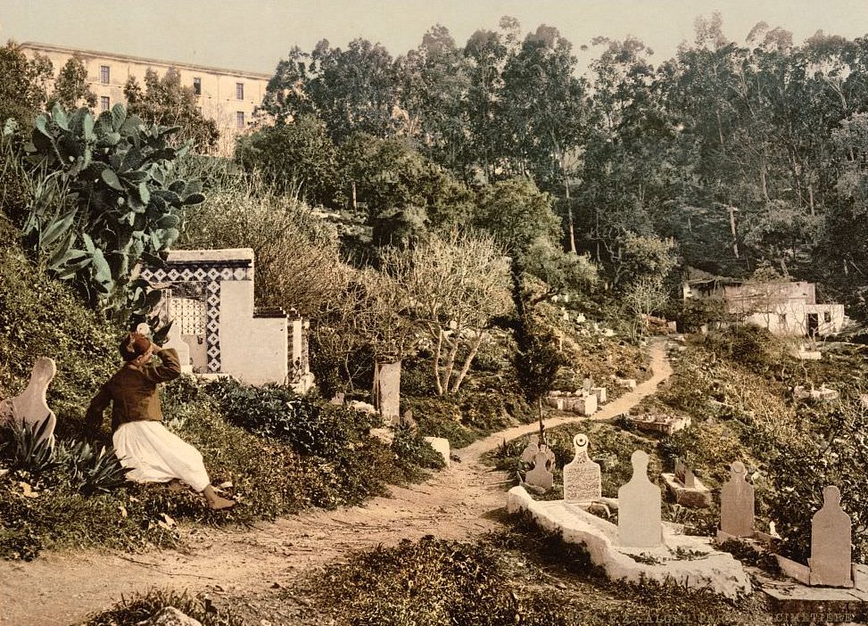 The cemetery, Algiers, Algeria
