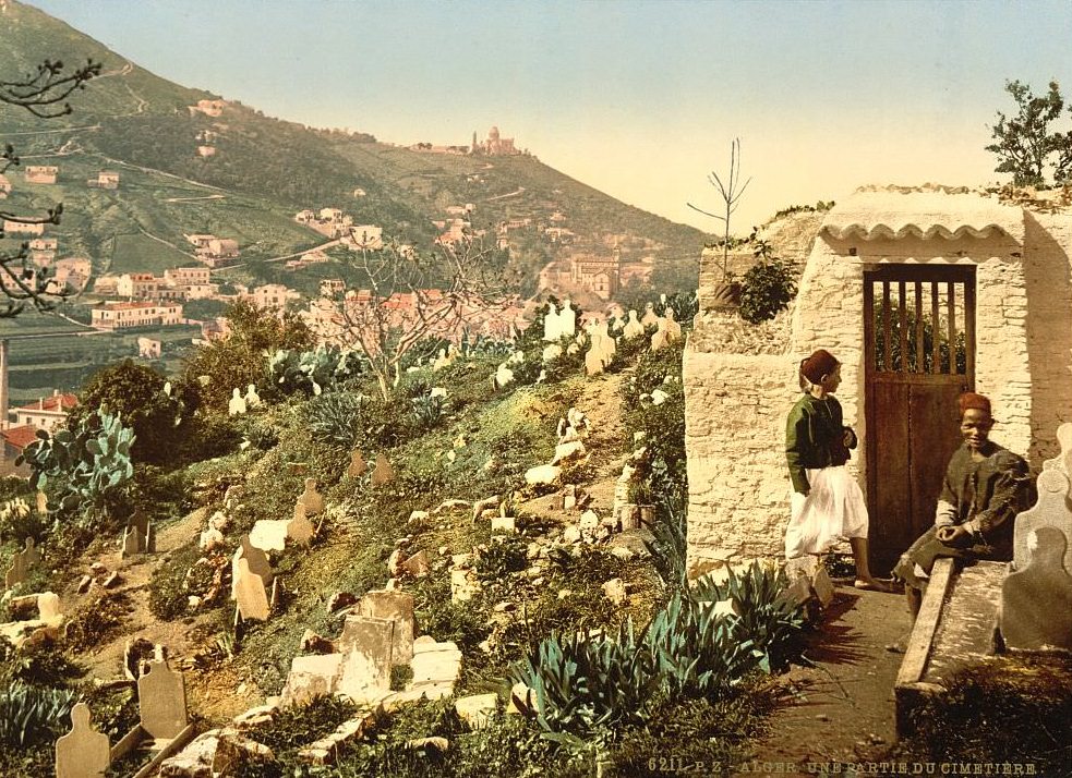 Part of the cemetery, Algiers, Algeria